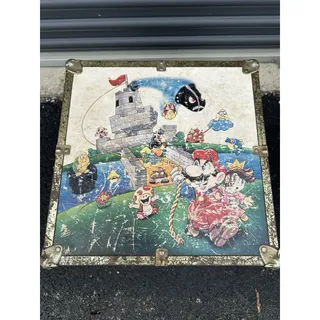 Photo of Vintage 1980s Nintendo Zelda Super Mario Bros Toy Chest/Storage Box Rough Shape