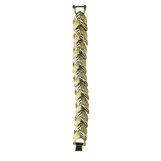 Photo of Vintage Coro Pegasus Gold Bracelet MCM Mid Century Modern