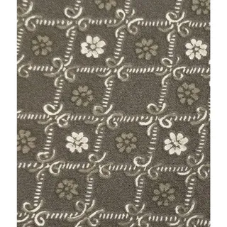 Photo of Classic Cottons Quilting Fabric 27x45 Reproduction Floral Scrollwork Cream Taupe