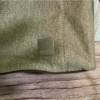 Photo of Moshi Brown Canvas Diaper Bag Convertible Backpack Messenger Tote Crossbody