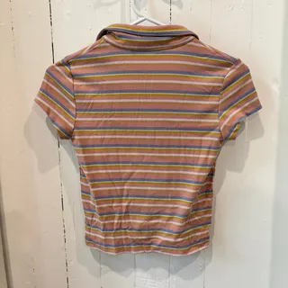 Photo of Nuom Striped Polo Shirt Girls’ XS