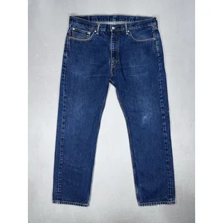 Photo of Levi’s 505 Regular Fit Men’s Jeans W38 L32 Dark Wash Blue Denim