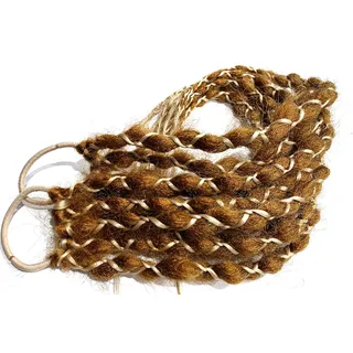 Photo of 2 Matching Dread Dreadlock Braid Pony Ponytail Fall Hair Extensions Dark Light Blonde