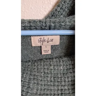 Photo of Style & Co. Women's Knit Cowl Neck Sweater Size Large