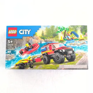 Photo of Lego City 4x4 Fire Truck With Rescue Boat New & Sealed In Box