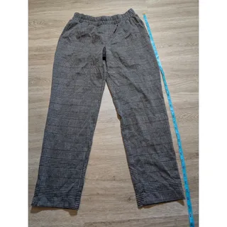 Photo of A New Day Womens XS Gray Plaid Pull On Ankle Pants Stretch Career Casual Work