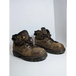 Photo of Herman Survivors Mens 8W Brown Distressed Leather Steel Toe Work Safety Boots