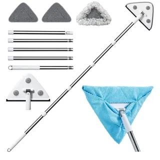Photo of CTIME 78" Professional 3-in-1 Window Cleaning Kit Squeegee Wall Mop
