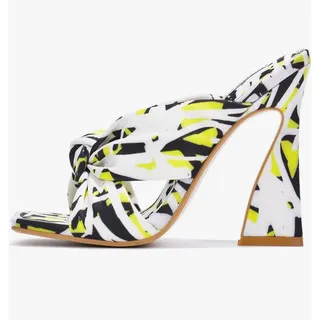 Photo of Cape Robbin Henny Sexy High Heels, Square Open Toe Heels Abstract Size 9