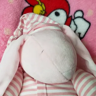 Photo of North American Bear Co Sleepyhead Bunny Pink Striped Pajama Plush 15"