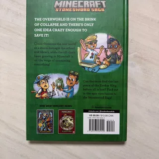 Photo of Minecraft Stonesword Saga The End of the Overworld Hardcover Book