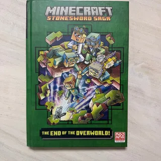 Photo of Minecraft Stonesword Saga The End of the Overworld Hardcover Book