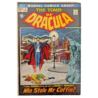 Photo of Tomb of Dracula #2 Marvel Comics 1972 Bronze Age Horror Classic Cover VF FN