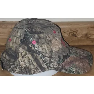 Photo of Mossy Oak Camouflage Baseball Cap Adjustable Strapback Pink Blue