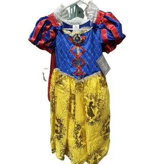 Photo of Snow White Girls Costume Princess Dress Cosplay Velvet Quality Size 7/8 New