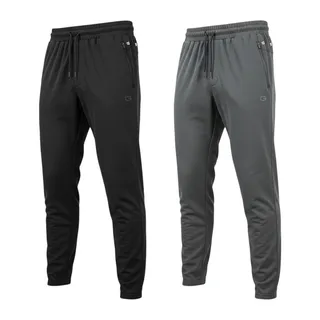 Photo of Gymreapers Jogger Pants Mens L 2 Pack Athletic Training Sweatpants Black Gray