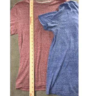 Photo of Adam Levine Blue and Red Size Large T Shirts Set of 2