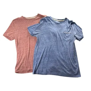 Photo of Adam Levine Blue and Red Size Large T Shirts Set of 2