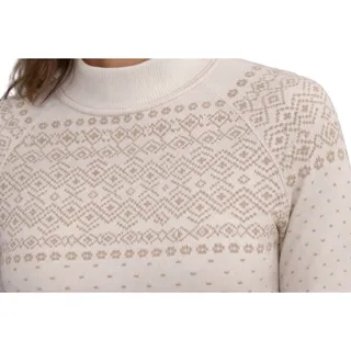Photo of NWOT DSG Cream and Tan Fair Isle Momentum Seamless ¼ Zip Pullover-Size Large