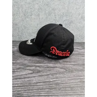 Photo of Official Universal Monsters Dracula Fangs Hat Cap Baseball Red Embroidered