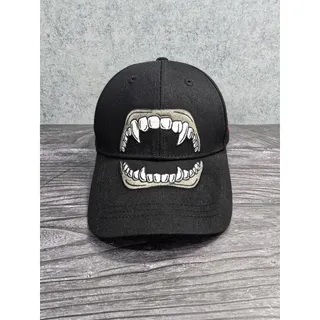 Photo of Official Universal Monsters Dracula Fangs Hat Cap Baseball Red Embroidered