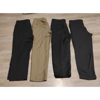 Photo of lot of 4 Chaps, Riviera, Croft & Barrow, IZOD Men's pants 40x32 multico flat