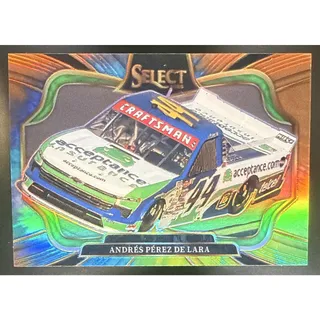 Photo of 2026 Panini Select NASCAR Andres Perez De Lara #192 Pit Road Tie-Dye Prizms /25
