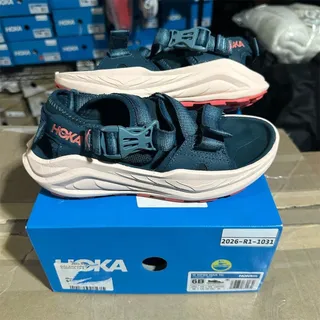 Photo of HOKA Infini Hike TC 'Blue' Vibram Hiking Sandals | Womens 6 B | EUC