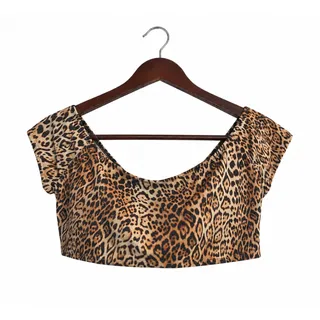 Photo of Victoria's Secret Leopard Swim Top & Black Bottoms Set Large