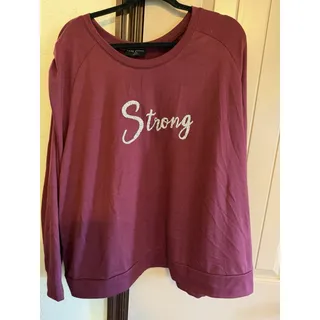 Photo of Lane Bryant Women's Size 26/28W Sweatshirt STRONG