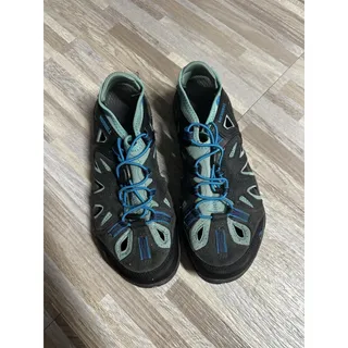 Photo of Merrell Sandals Womens Size 10 Blue Fisherman Vibram Hiking Trail Shoes