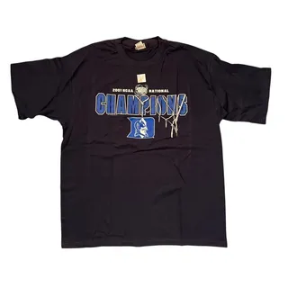Photo of Vintage Duke Blue Devils Shirt Mens XL Lee Sport 2001 National Champions NWOT