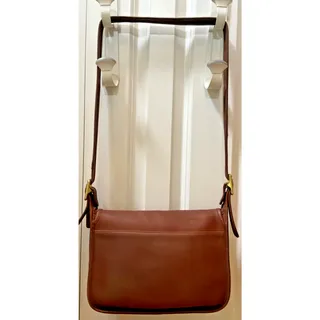Photo of VTG Coach Patricia's Legacy 9951 Brown Glove Tanned Leather Crossbody Flap Bag U