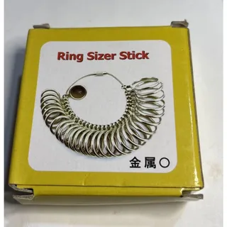 Photo of Size 1-13 Stainless Iron Ring Sizer Finger Ring Sizing Measuring Tool Ring