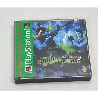 Photo of Syphon Filter 2 Greatest Hits PS1 Sony PlayStation Two Disc Game  pre owned