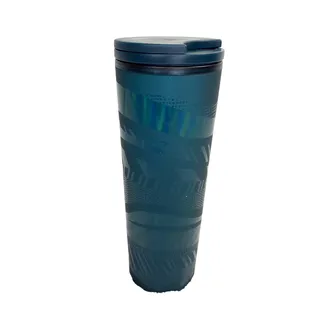 Photo of STARBUCKS New Holiday 2021 Teal Ribbon 16oz Tumbler Hot or Cold Blue Green