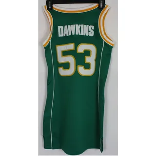 Photo of Darryl Dawkins Evans High School Jersey Mens Small NWT #53 Varsity Legends