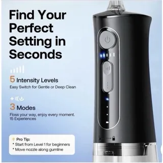 Photo of 6Nozzle Water Flosser Cordless Bitvae C5 Portable Oral Irrigator Dental Cleaner