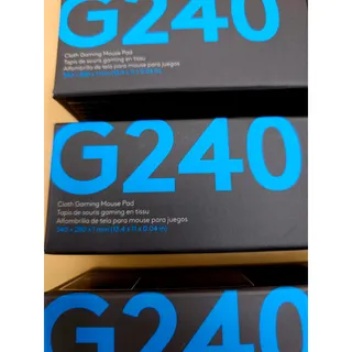 Photo of (4) Logitech G240 Cloth Gaming Mouse Pads 340x280mm (13.4"x11") Black Sealed NIB