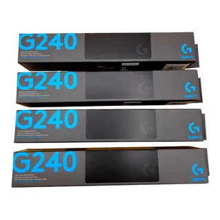 Photo of (4) Logitech G240 Cloth Gaming Mouse Pads 340x280mm (13.4"x11") Black Sealed NIB