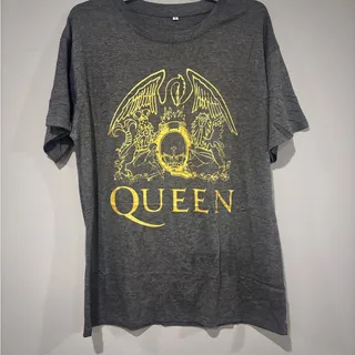 Photo of Queen Charcoal Tee with Golden Design