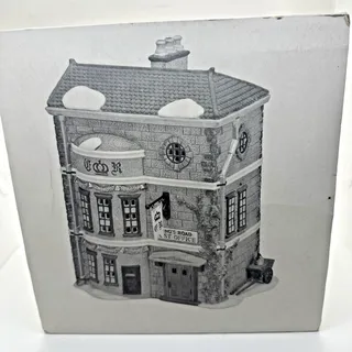 Photo of Dept 56 Dickens Village Kings Road Post Office 5801-7 Heritage W/Light & Box