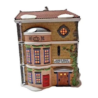 Photo of Dept 56 Dickens Village Kings Road Post Office 5801-7 Heritage W/Light & Box