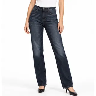 Photo of Banana Republic Premium Denim Blue Dark Wash Straight Leg Jeans Womens 27