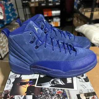Photo of Air Jordan 12 Retro 'Deep Royal Blue' Sneakers (130690-400) | Mens 10 | EUC