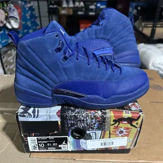Photo of Air Jordan 12 Retro 'Deep Royal Blue' Sneakers (130690-400) | Mens 10 | EUC