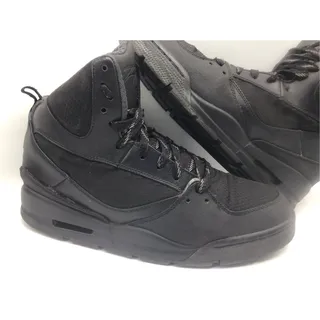 Photo of Nike Air Jordan Flight TR 97 Triple Black Basketball Shoes Mens 10.5 High Top
