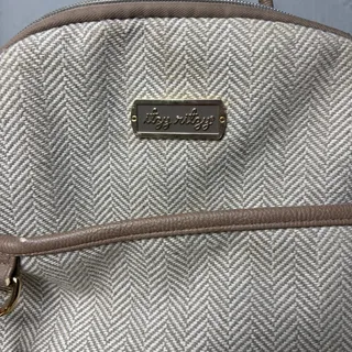 Photo of Itzy Ritzy Boss Diaper Bag Backpack Vanilla Latte Large Taupe Cream Tan