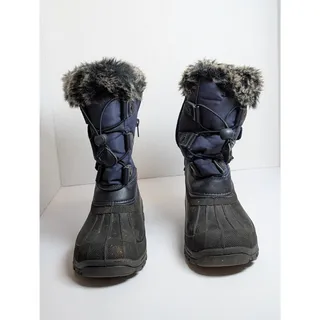 Photo of Dream Pairs KSNOW-2 Youth Size 2 Navy Blue Thinsulate Waterproof Snow Boots