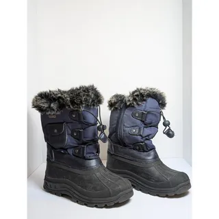 Photo of Dream Pairs KSNOW-2 Youth Size 2 Navy Blue Thinsulate Waterproof Snow Boots